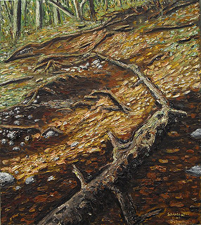 2009, 120 x 105cm, Öl auf Leinwand